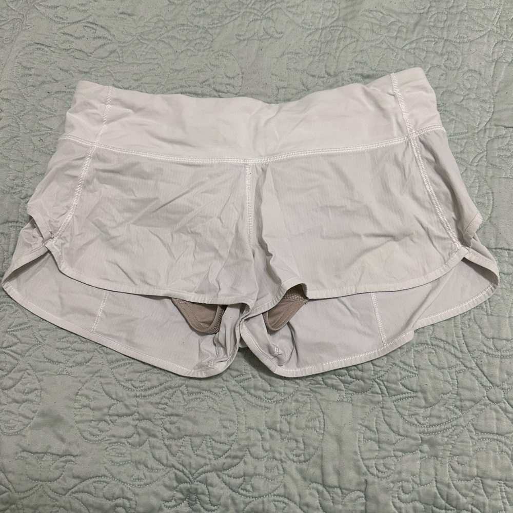 Lululemon white shorts